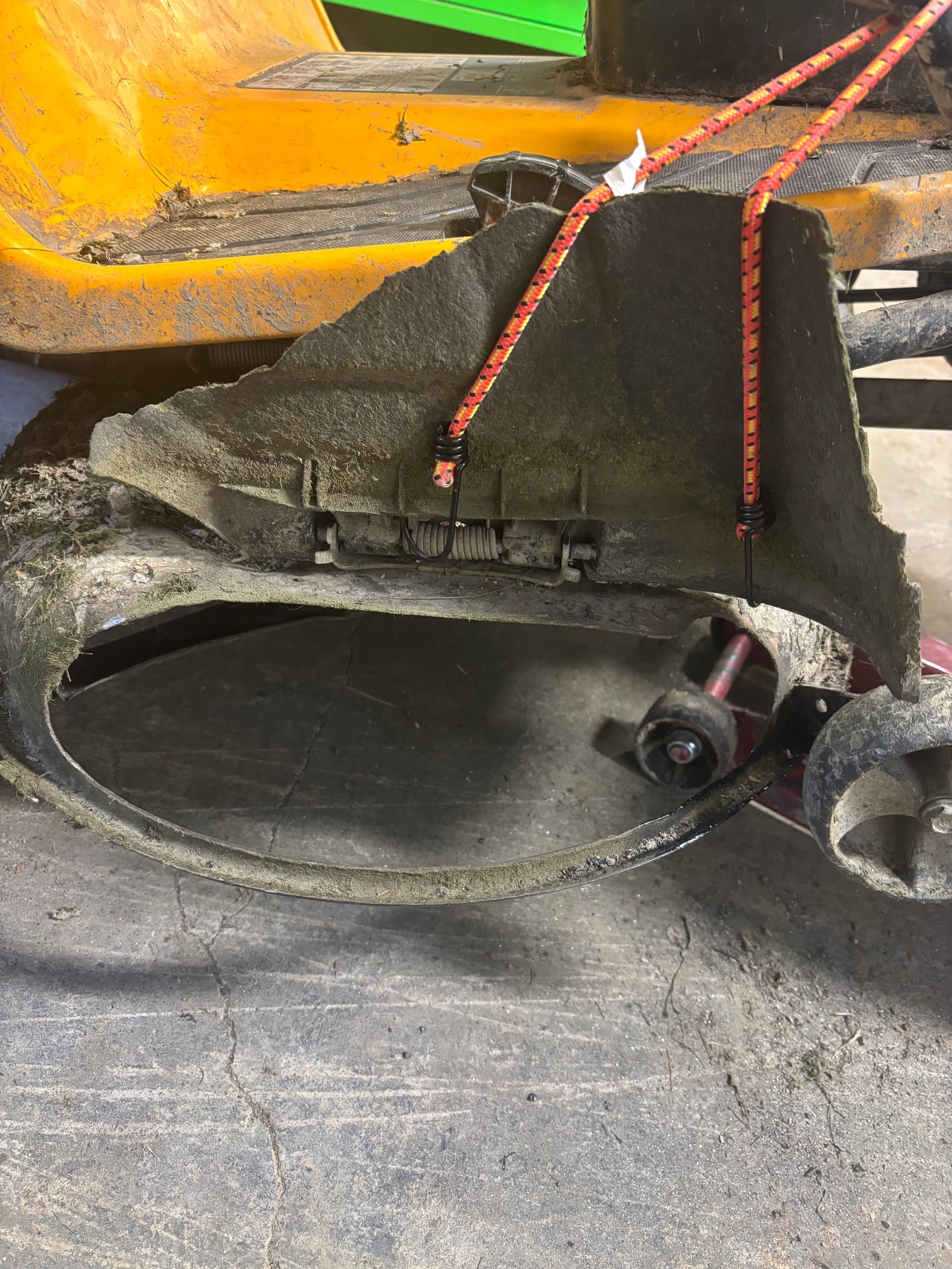 Gallery photos for Cub Cadet Mower Deck Weld Repair Done Right: Image #2