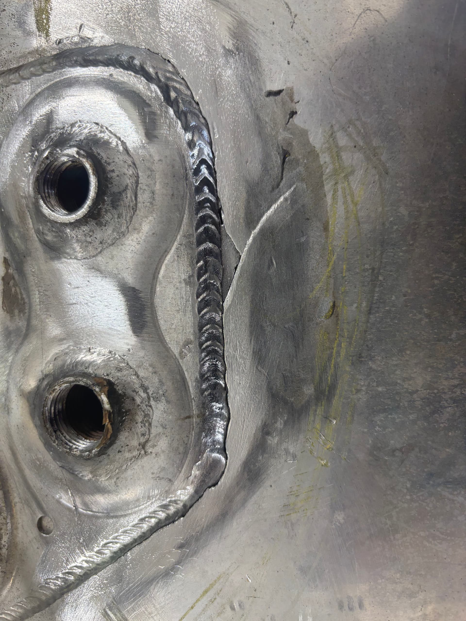 Gallery photos for Peterbilt Fuel Tank Repair Welded Up and Road Ready: Image #1