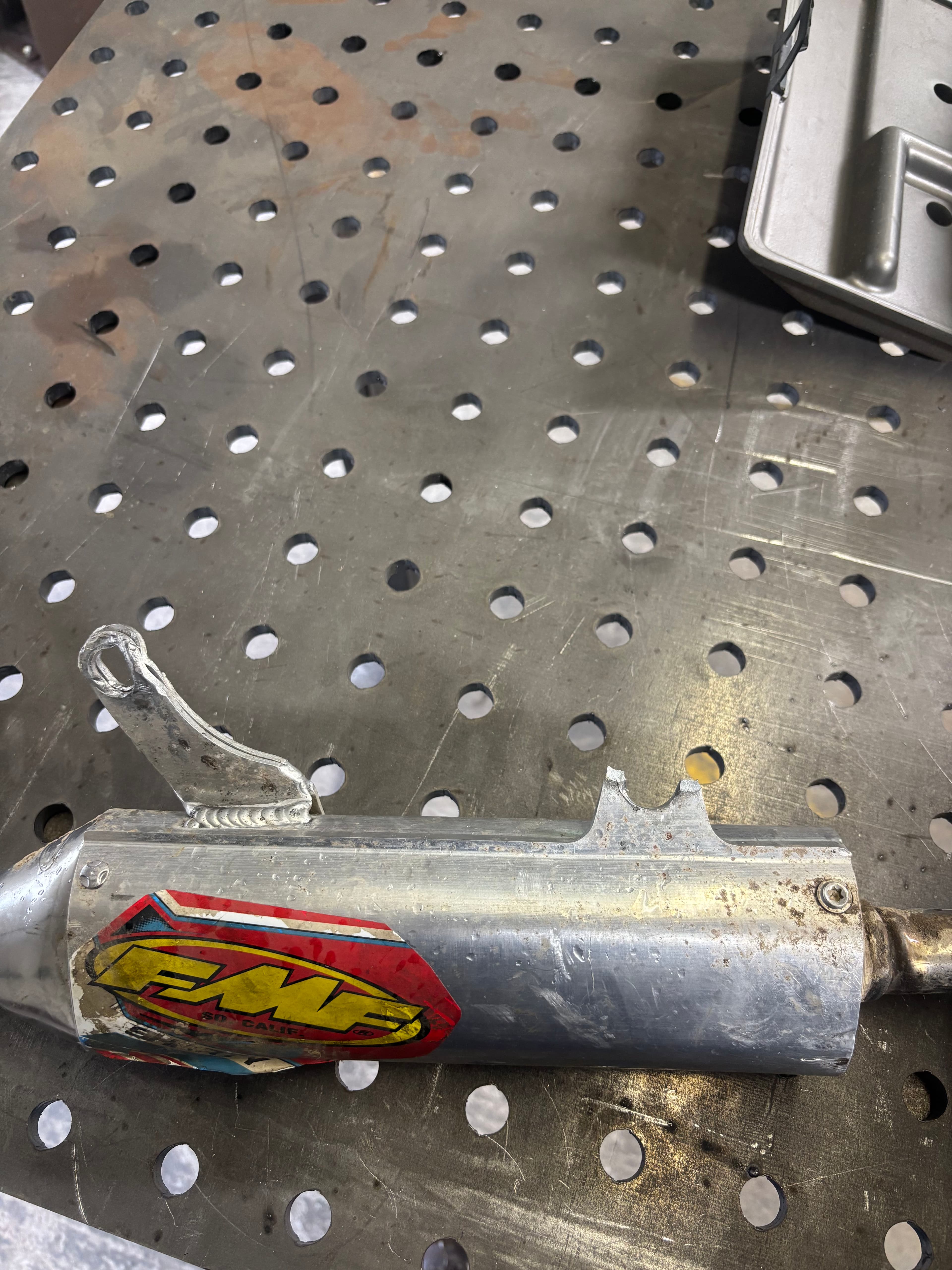 Project Broken Aluminum Exhaust Hanger Repaired and Back on the Track image