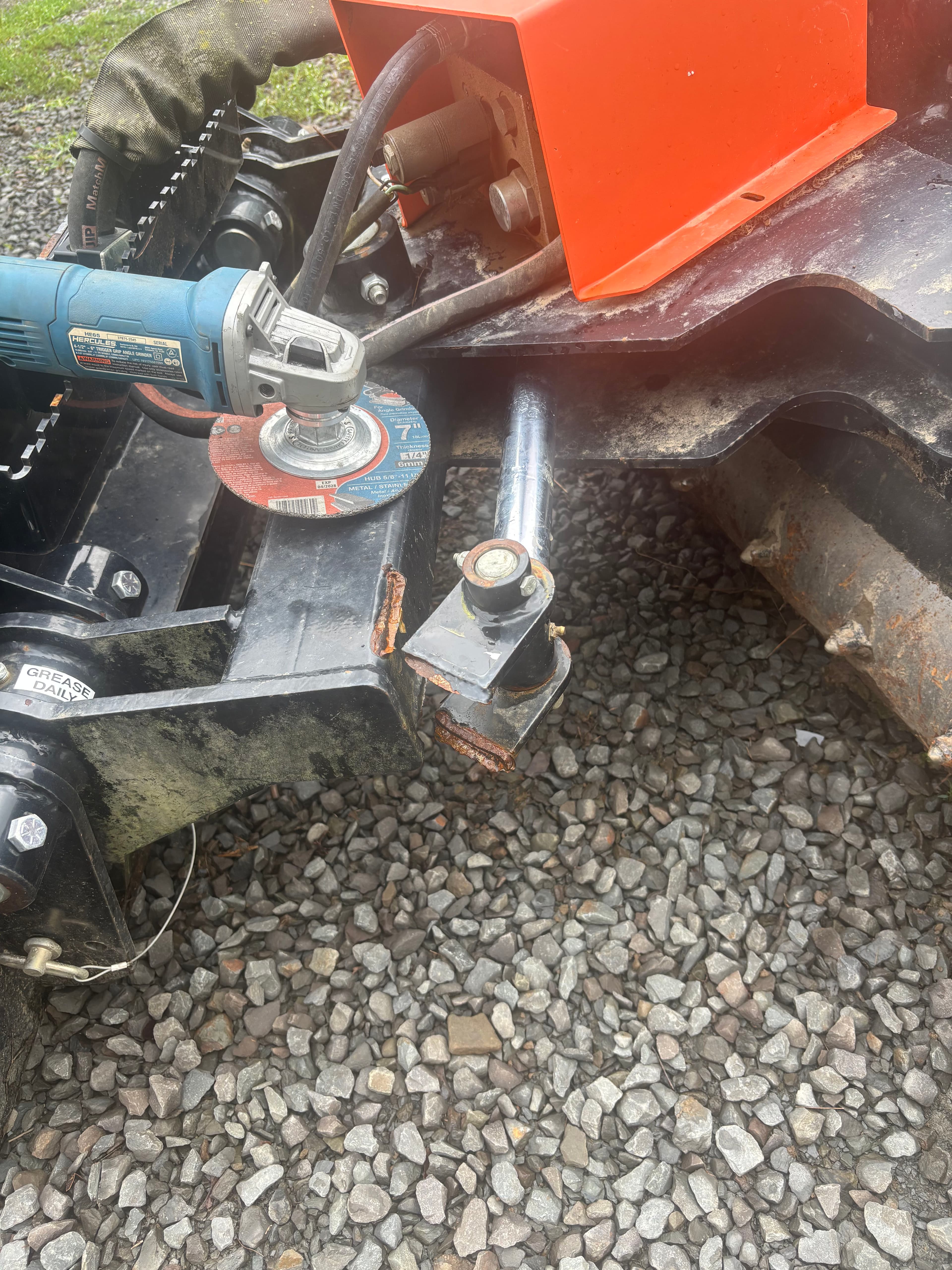 Project Hydronic Ram Mount Repair on a Harley Rake in Athens PA image