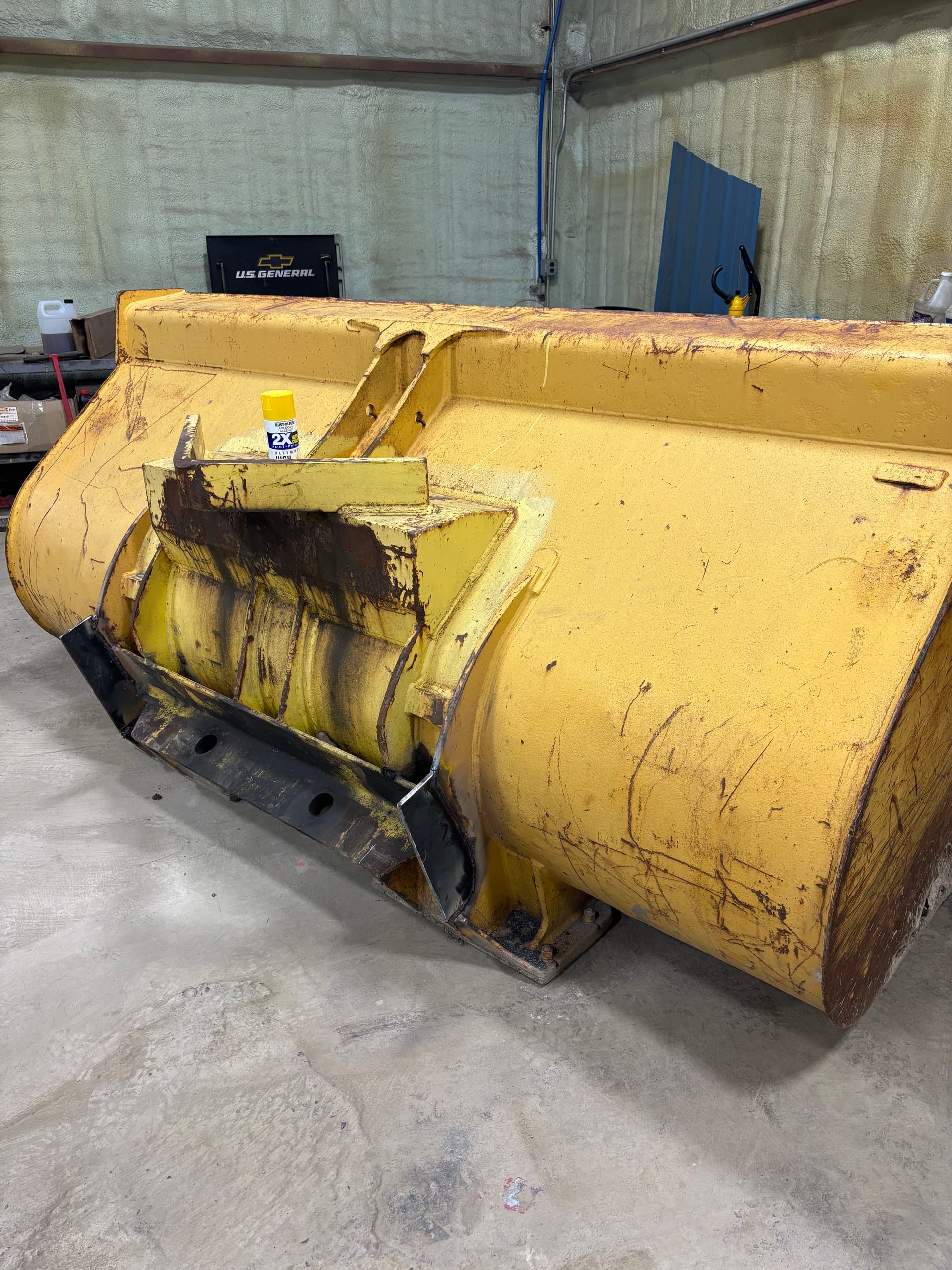 Gallery photos for Retrofitting a John Deere Bucket to Fit a Liebherr Loader in Bath NY: Image #2