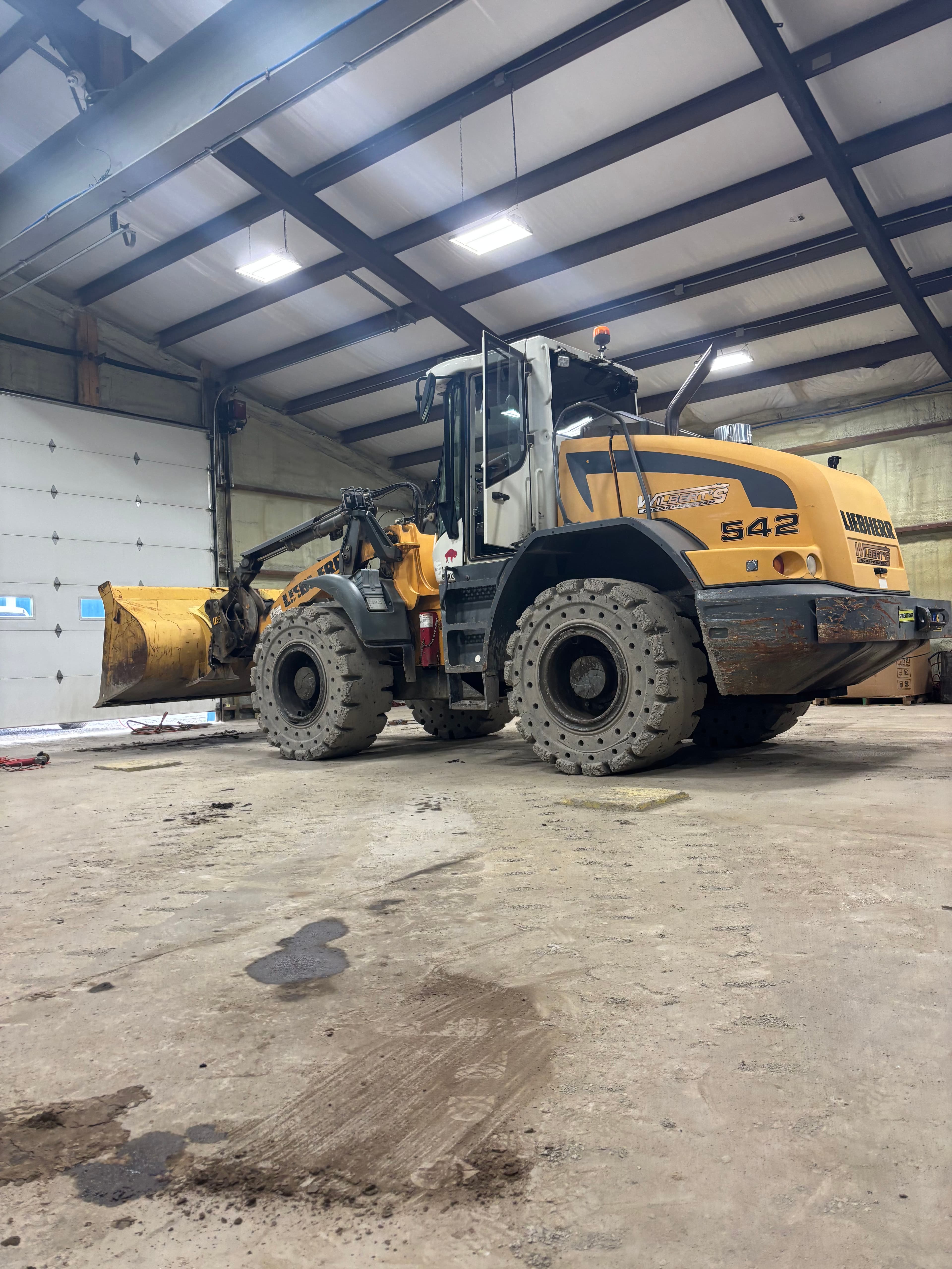 Project Retrofitting a John Deere Bucket to Fit a Liebherr Loader in Bath NY image