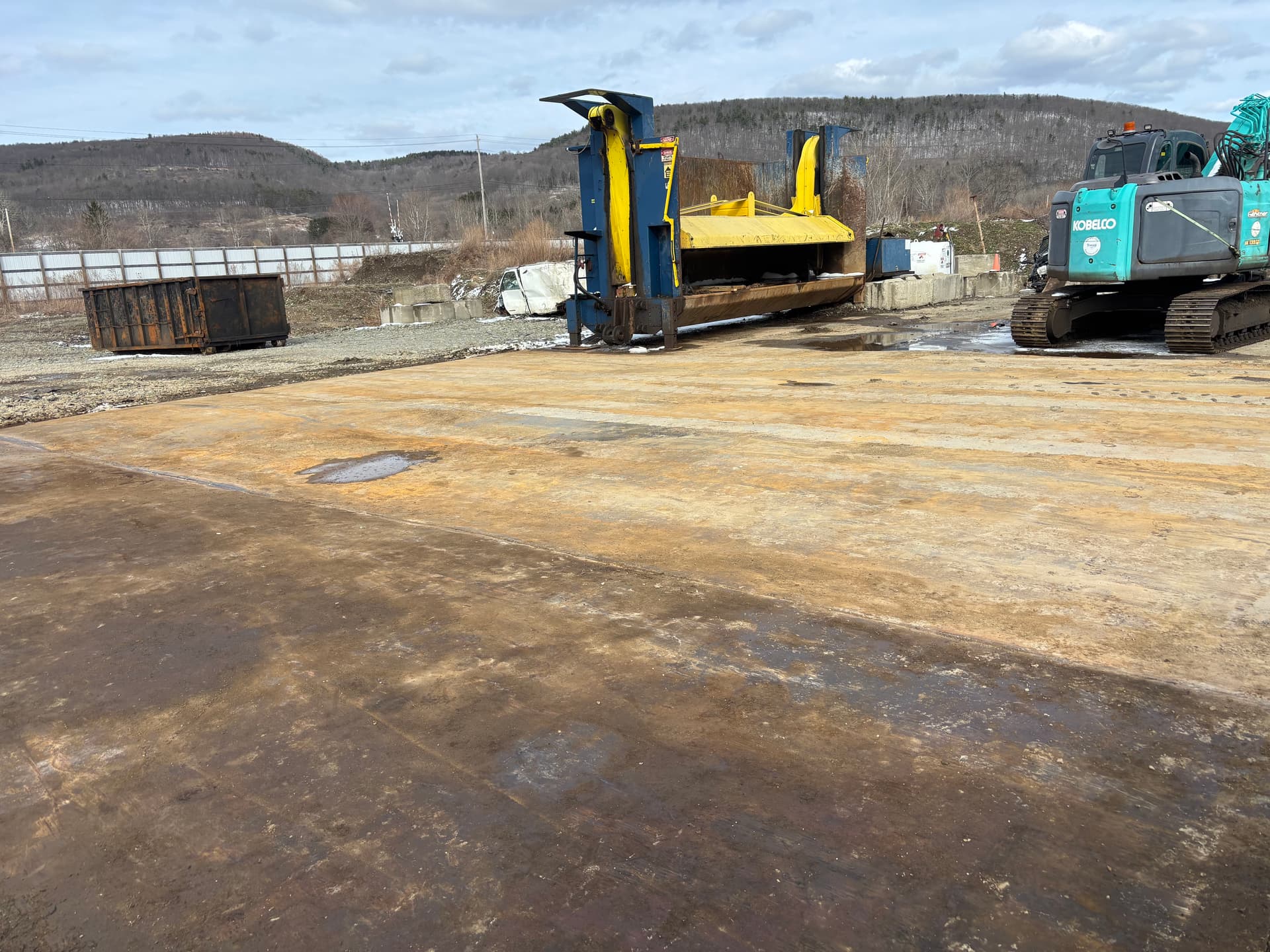 Gallery photos for Scrap Yard Crushing Pad Repaired and Back in Service: Image #3