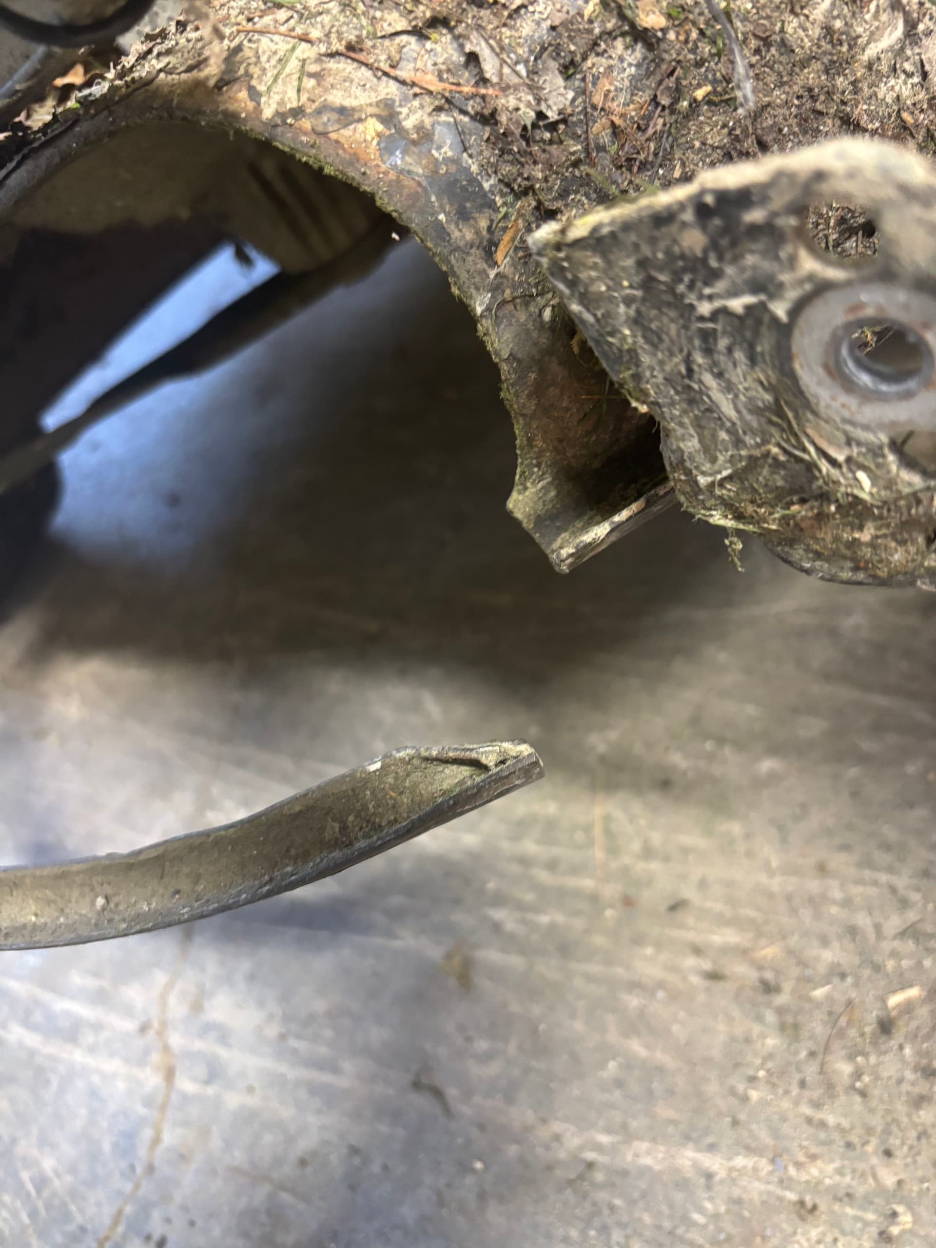 Gallery photos for Cub Cadet Mower Deck Weld Repair Done Right: Image #1