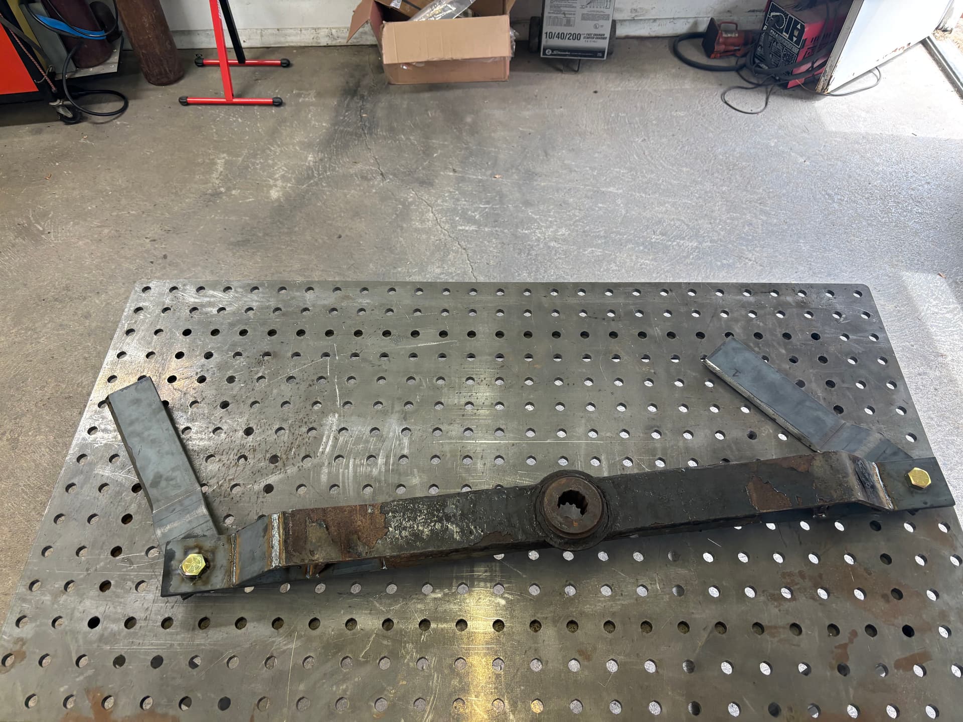 Bent and Snapped Mower Blade Rebuilt In-House